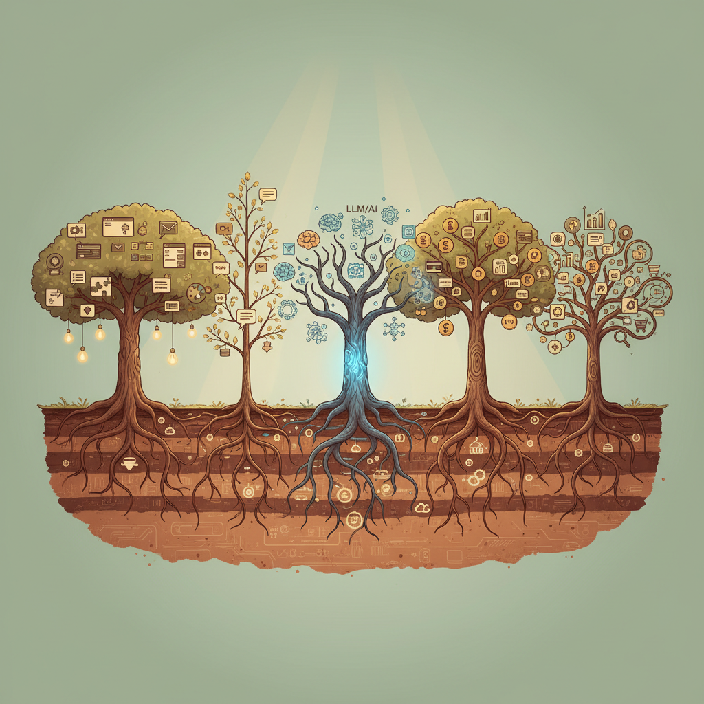 Сад программ - экосистема деревьев